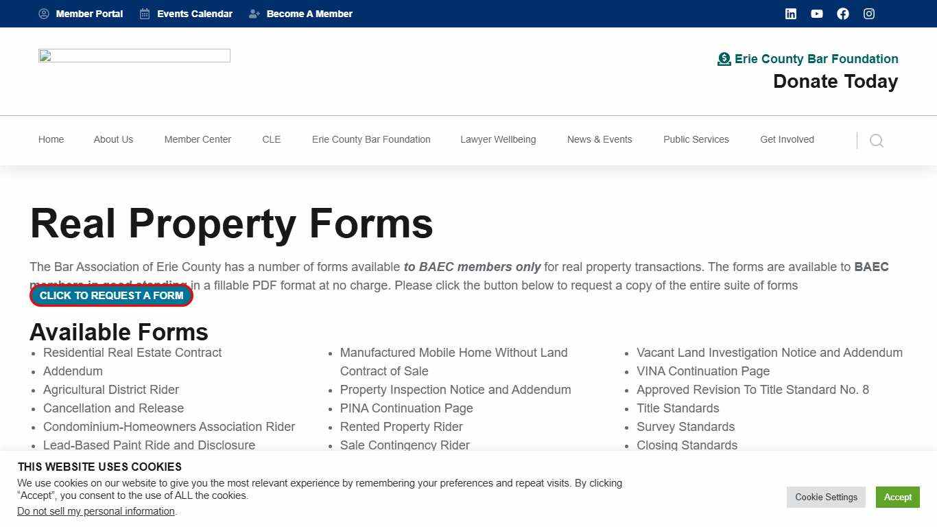 Real Property Forms - Bar Association of Erie County