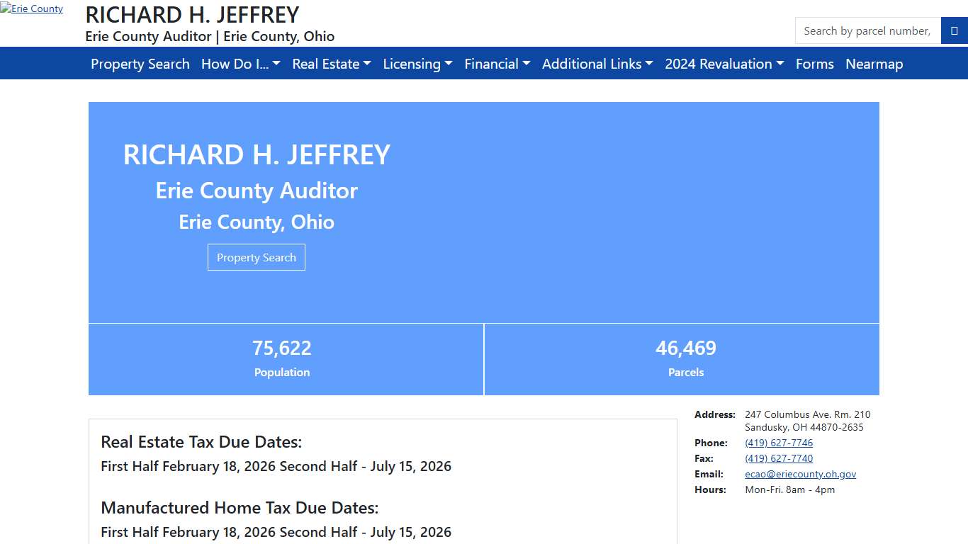 The Erie County Auditor