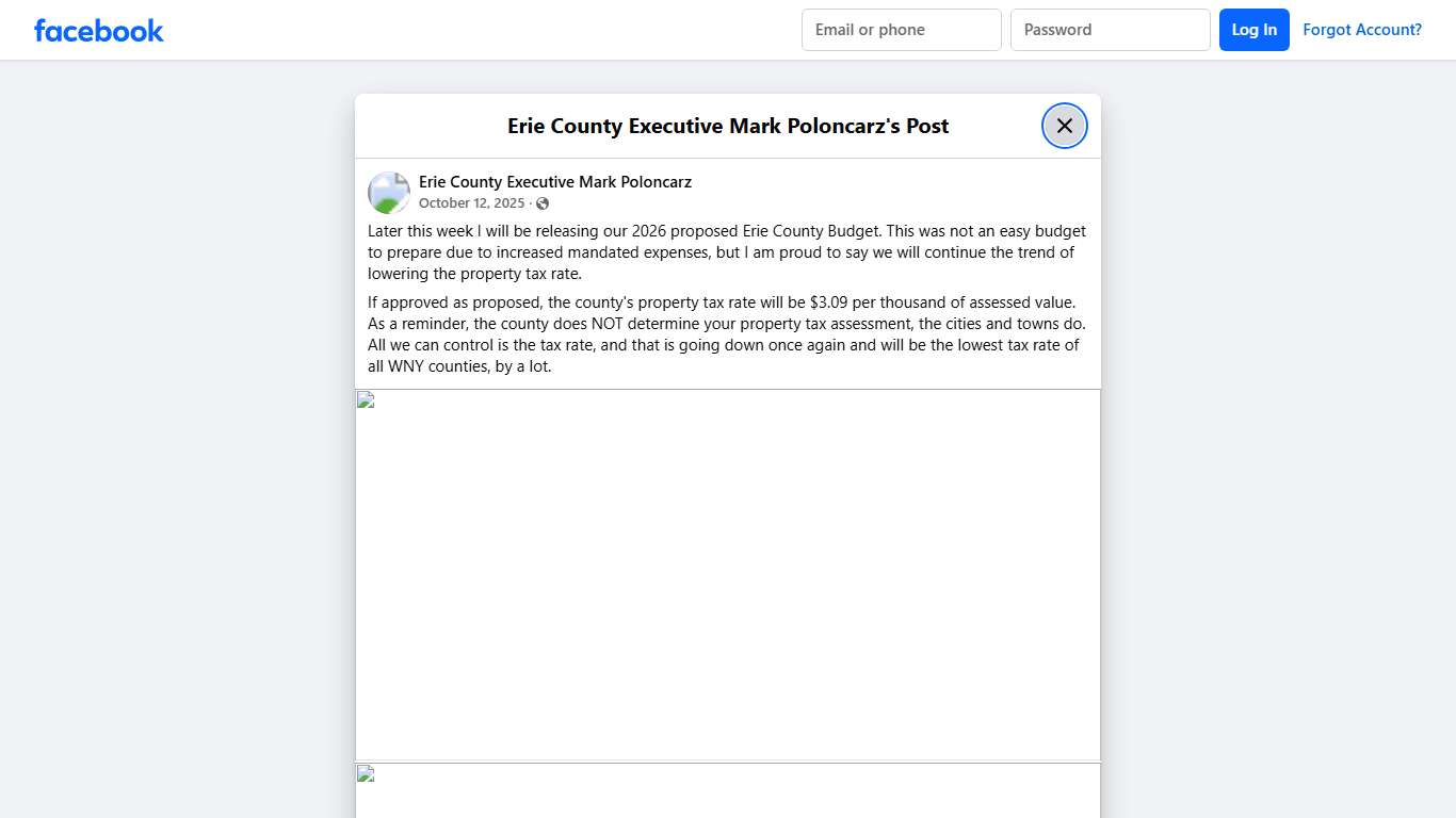 Later this week I... - Erie County Executive Mark Poloncarz Facebook